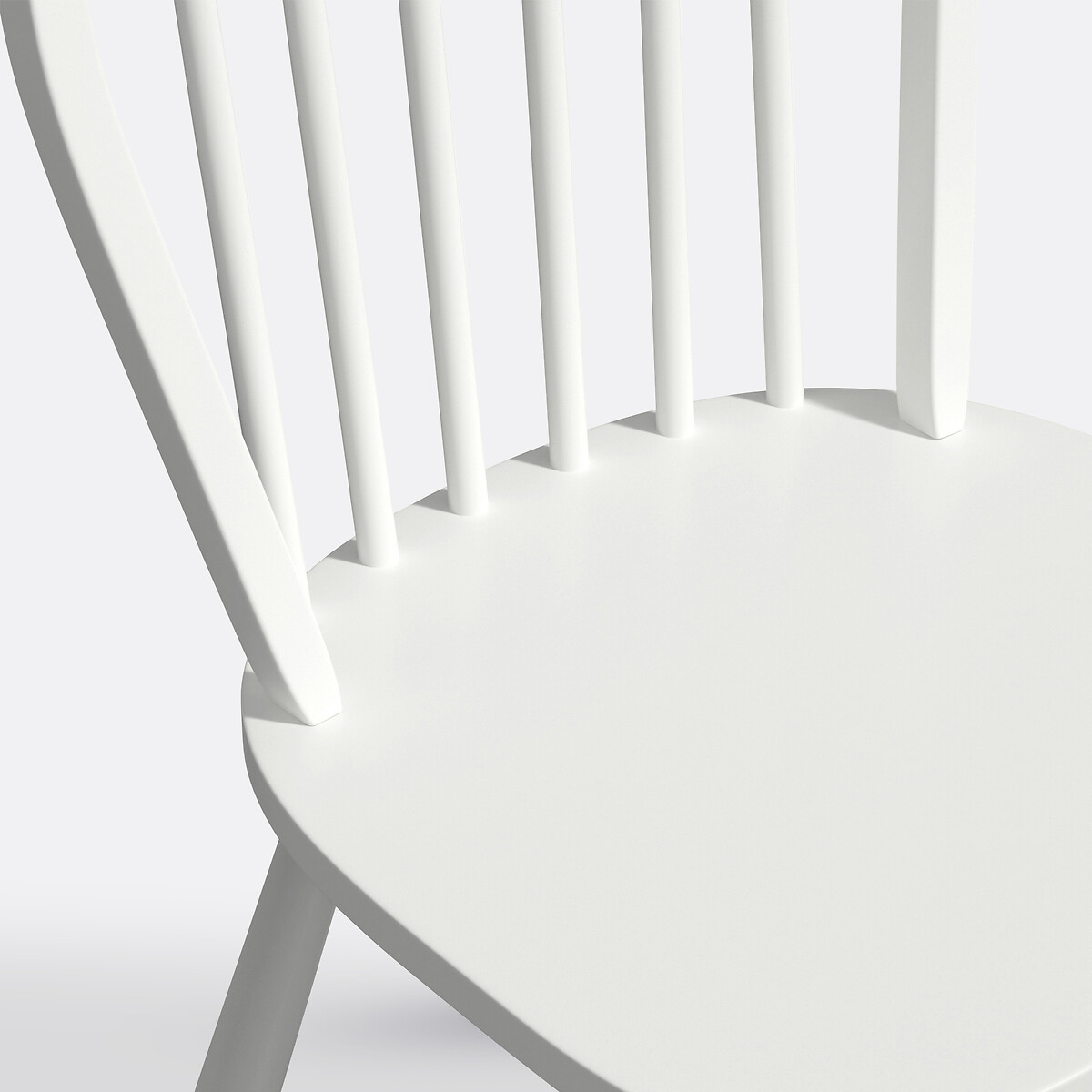 Lot de 2 chaises à barreaux, WINDSOR blanc, LA REDOUTE INTERIEURS