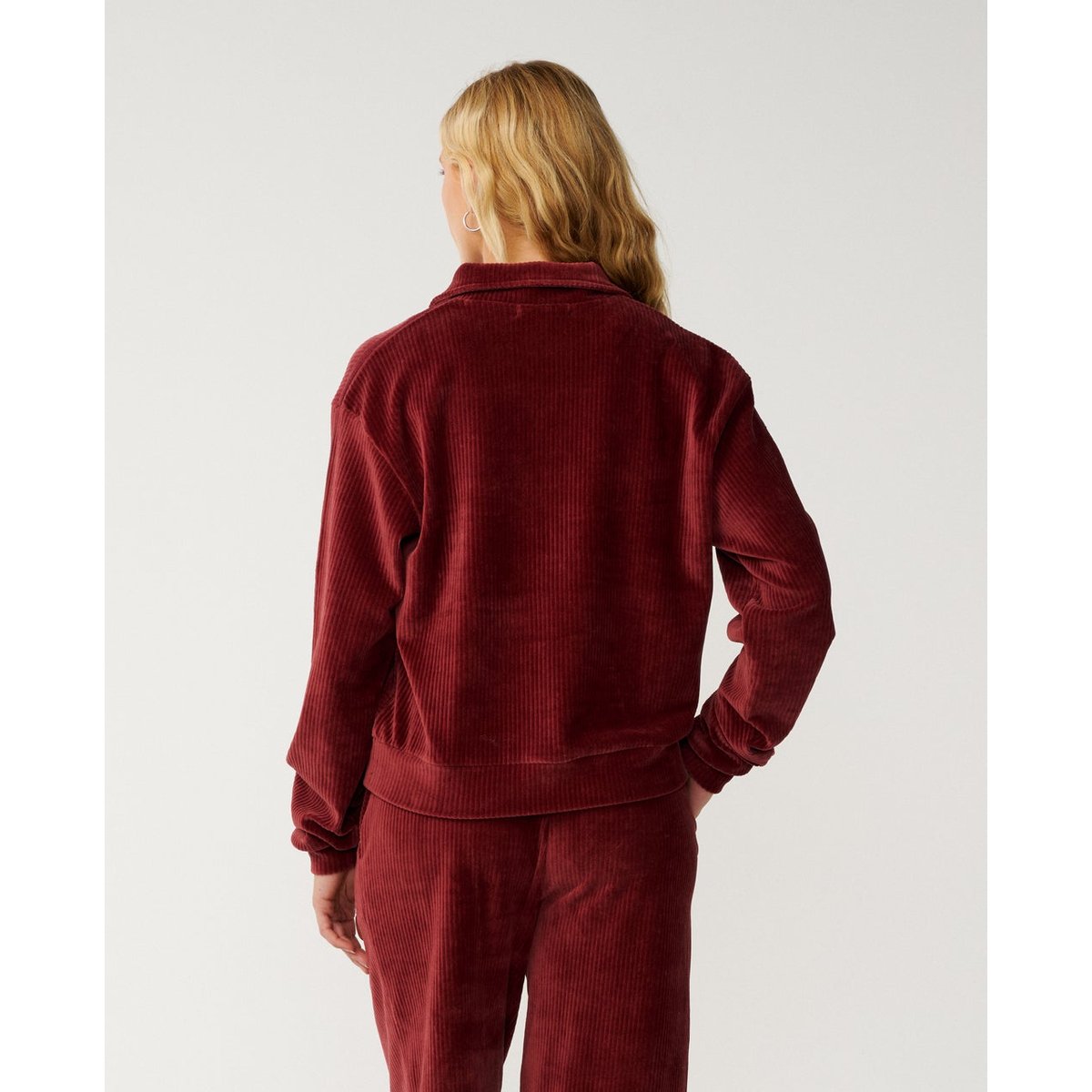 Sweat 3/4 ZIP COSY dark plum, RIP CURL