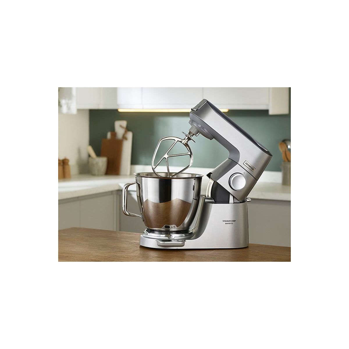 Robot pâtissier KVL85.009SI Titanium Chef Baker XL gris, KENWOOD