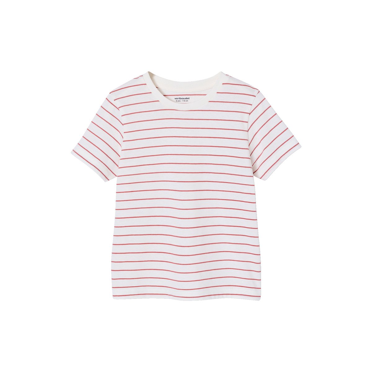 Lot 3 T-shirts manches courtes marine, VERTBAUDET