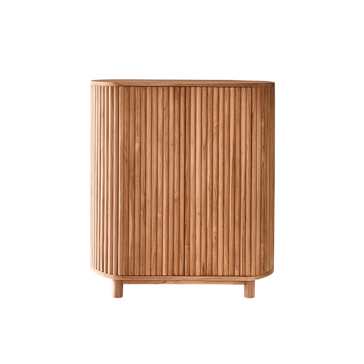 Bar en teck massif 90 cm  COLINE naturel, BERAH GETAH
