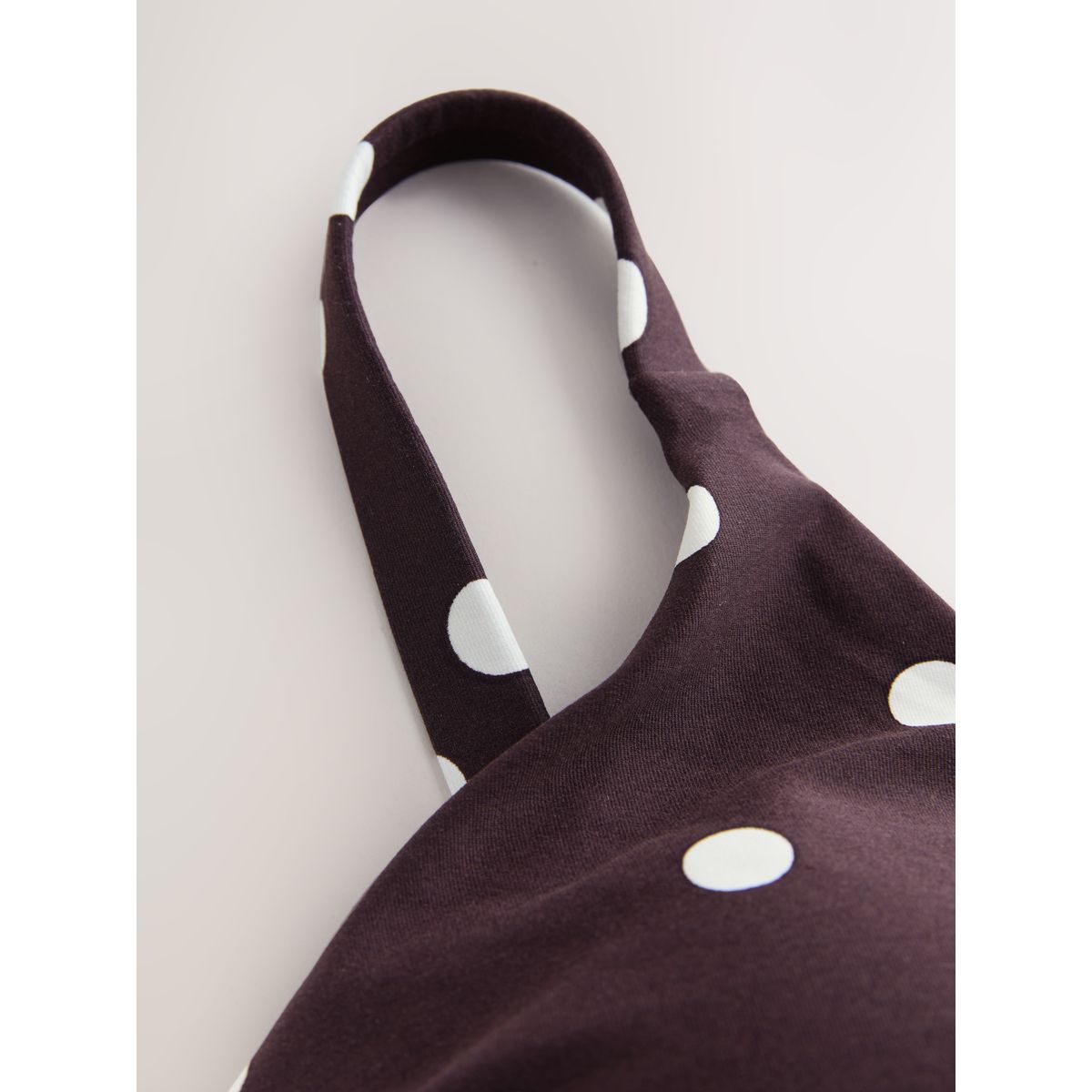 Maillot de bain cache-cؔœur effet ventre plat tache brun chocolat/crème, NEXT
