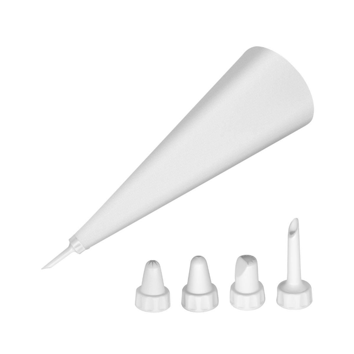 Poche à douille 4 douilles PATISSERIE blanc, FM PROFESSIONAL