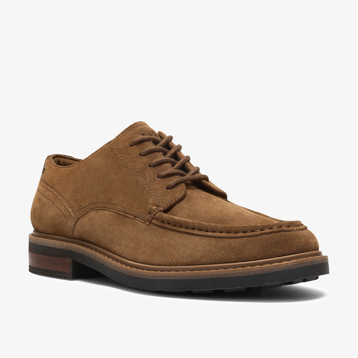 Chaussures en cuir suède, à lacets, NEWFORD TIE camel, CLARKS