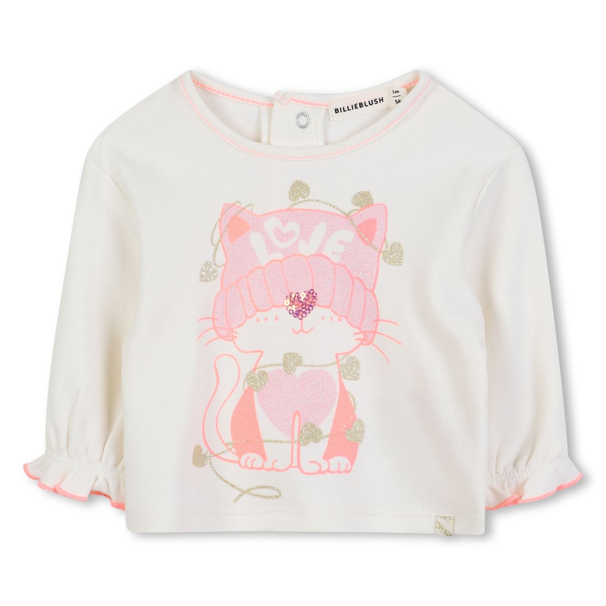 T-shirt en coton rice, BILLIEBLUSH