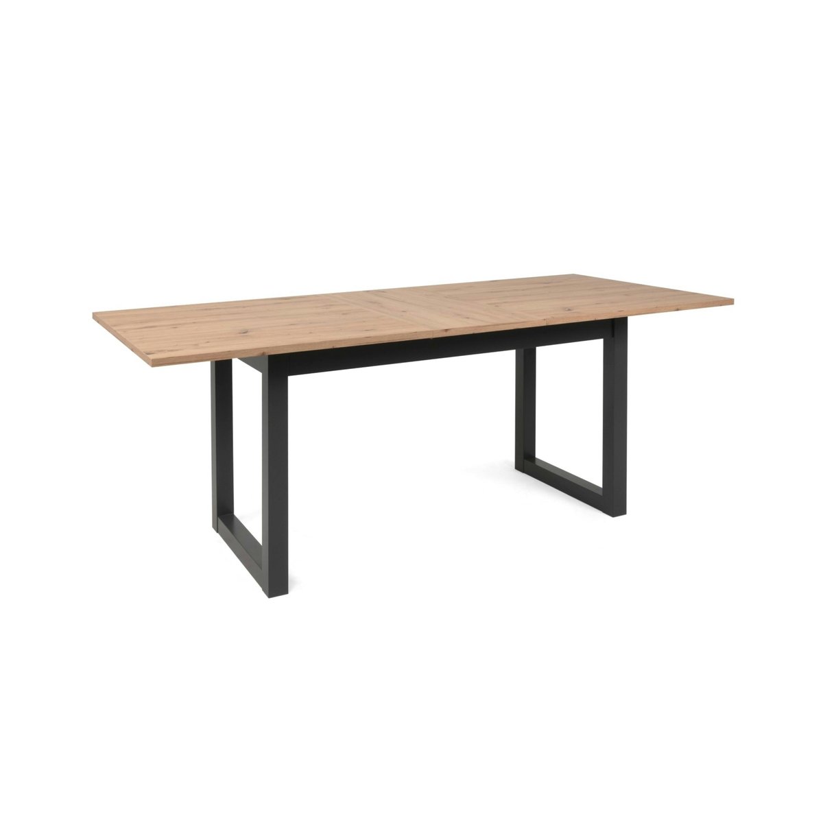 Table à manger extensible effet chêne 200-240 cm ALVA bois naturel, PIER IMPORT