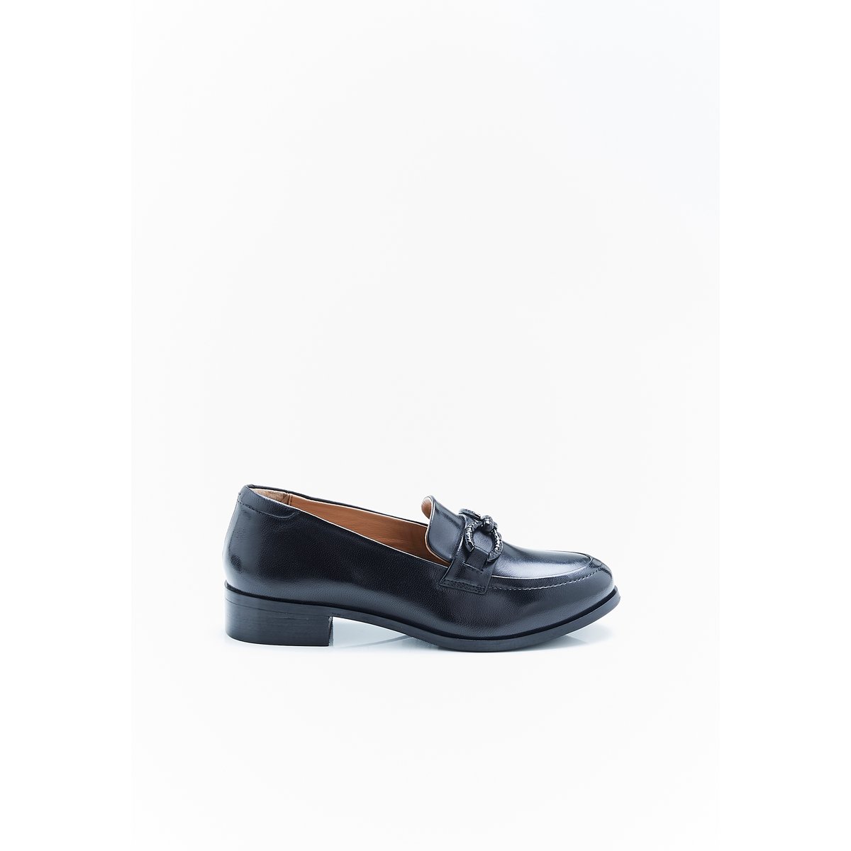 Mocassins à boucle noir, DAMART