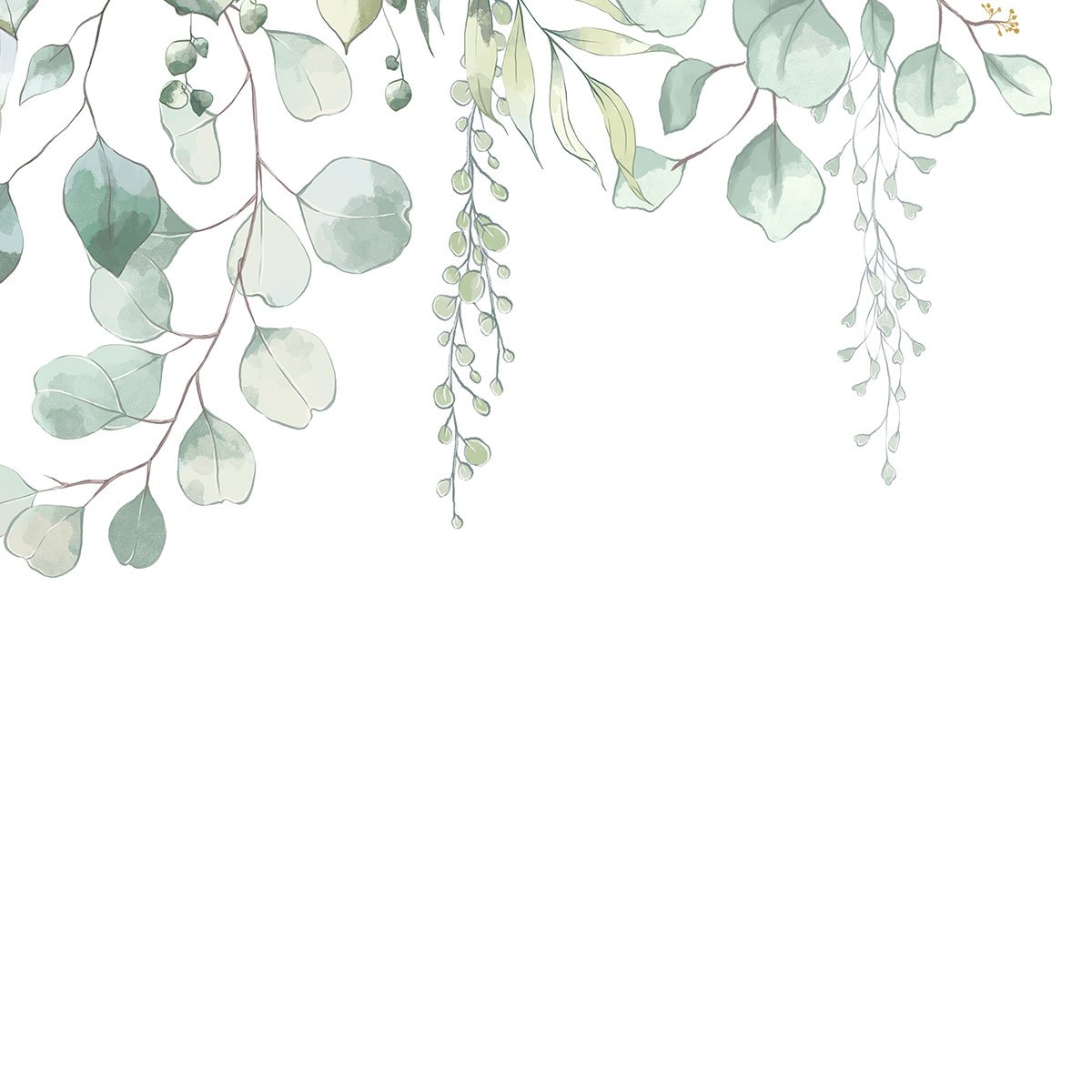 Papier peint jardin bohème intissé, HEXOA