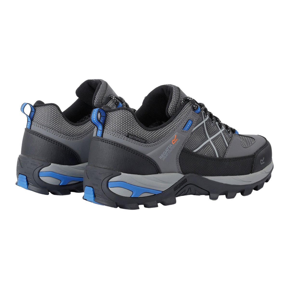 Chaussures de marche SAMARIS gris foncé / bleu oxford, REGATTA