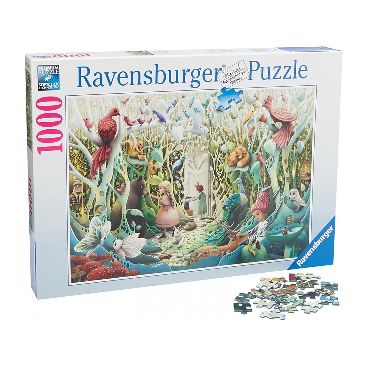 Puzzle 1000 pièces - Le jardin secret / Demelsa Haughton couleur unique, RAVENSBURGER