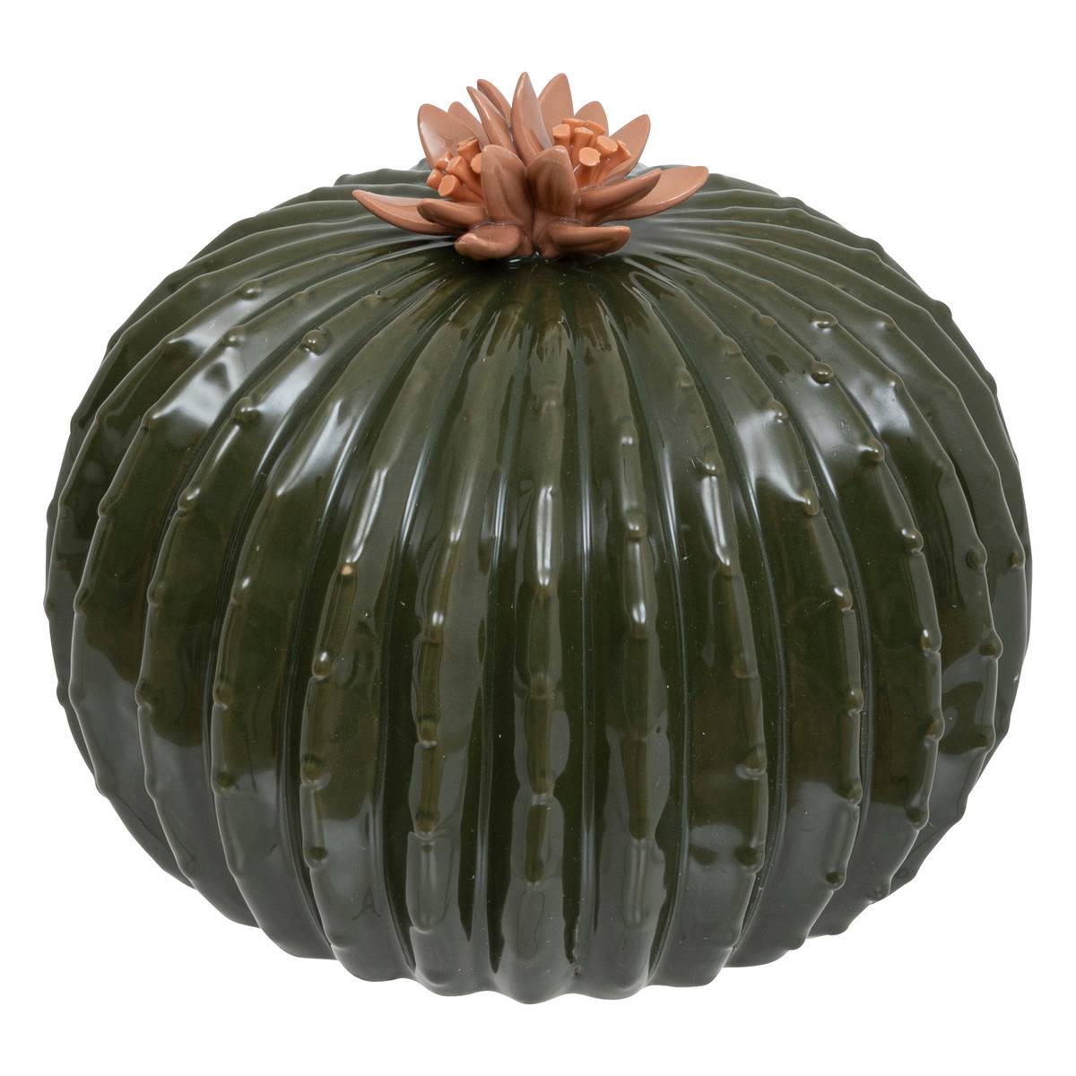 Cactus déco, céramique EXOTIC PANAMA vert de gris, ATMOSPHERA