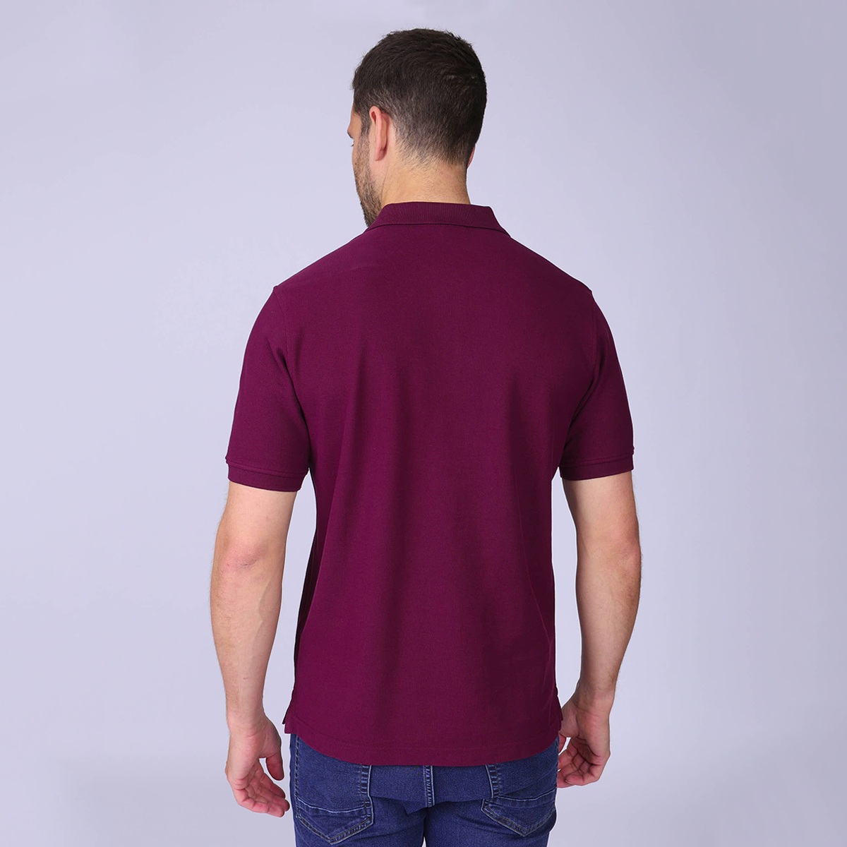Polo Collin bordeaux, MISE AU GREEN