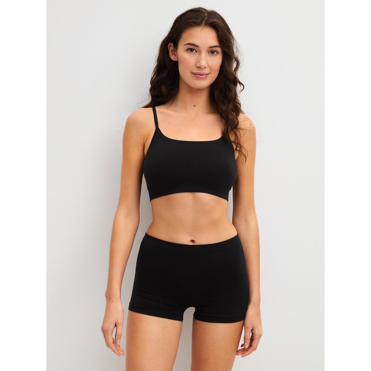 Brassière Modal SEAMLESS NATURAL noir, CALIDA
