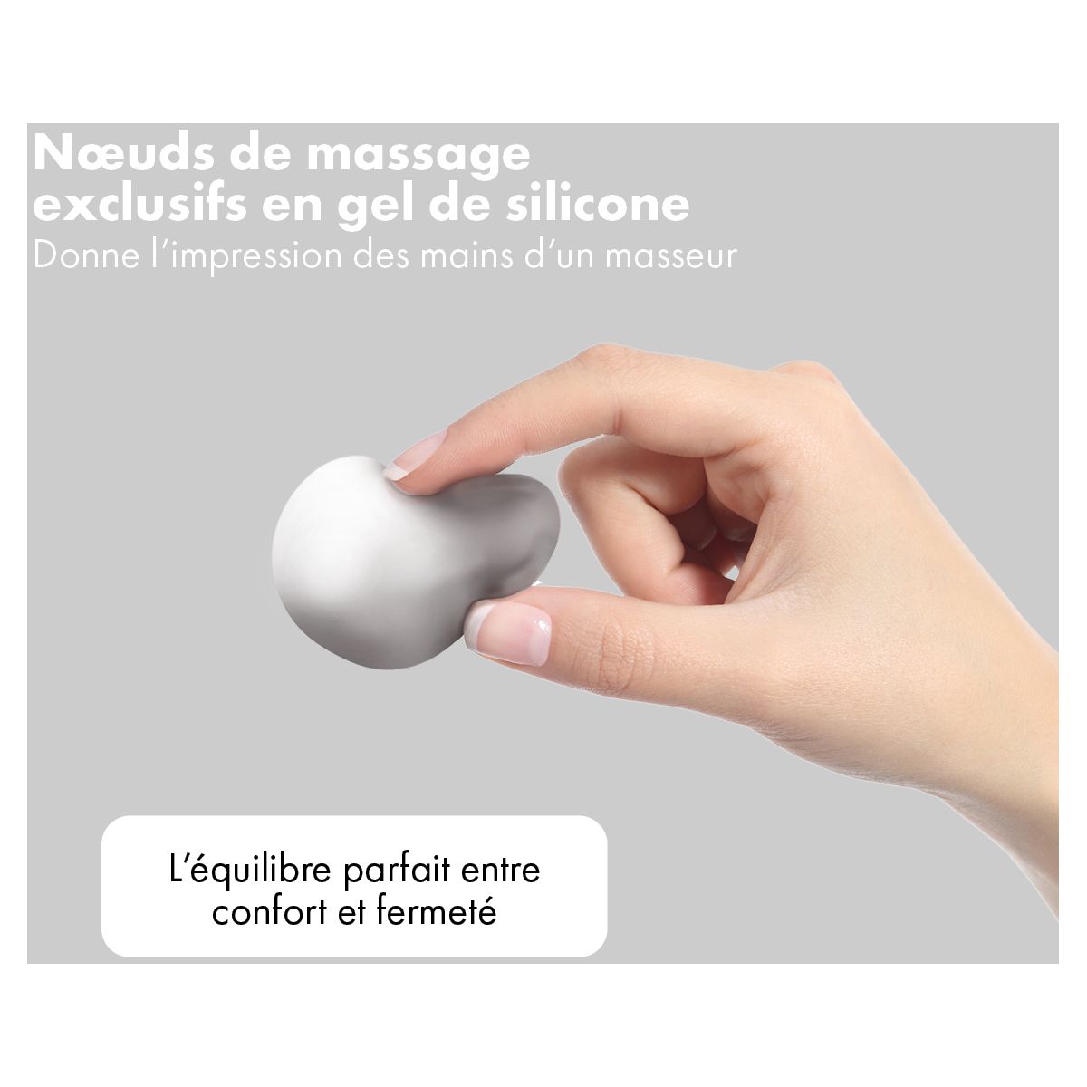 Siège de massage 4 mains couleur unique, ZEN
