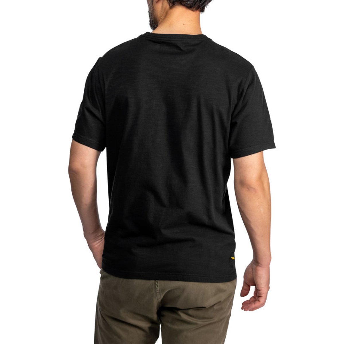 T-shirt en coton noir avec un grand imprimé graphique vintage à coupe droite noir, DAYTONA