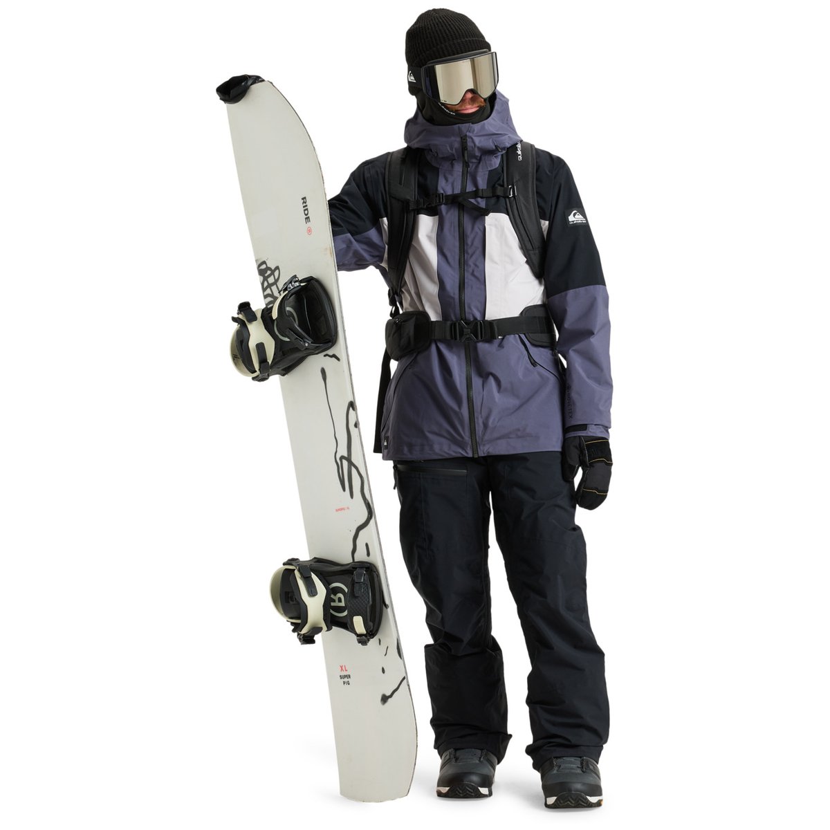 Veste de snow technique FOREVER STRETCH GORE-TEX® gris graystone, QUIKSILVER