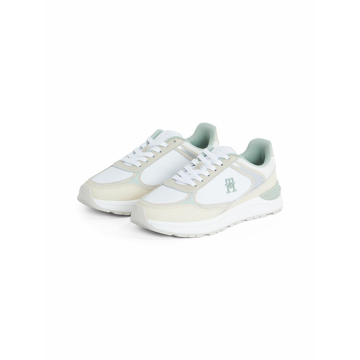 Baskets Fashion Runner Mix blanc, TOMMY HILFIGER