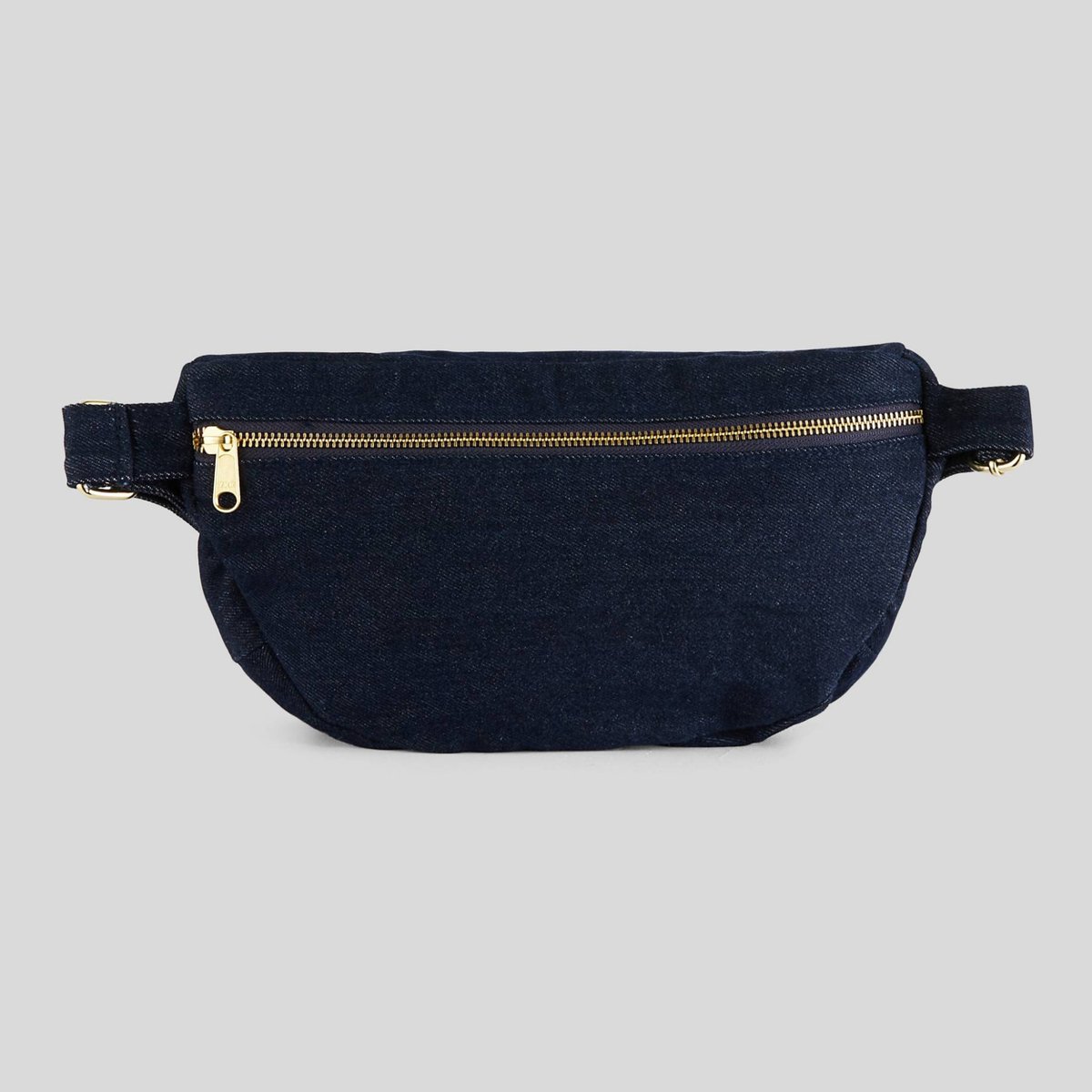 Sac banane denim marine, MONOPRIX