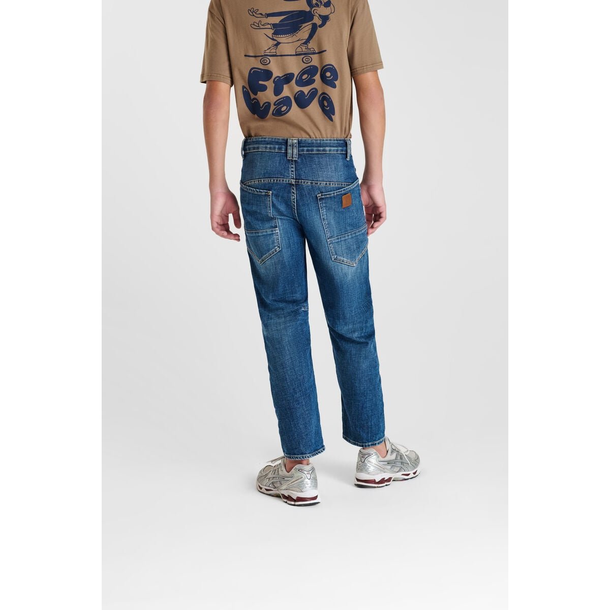 Jeans loose, large NOAH, longueur 34 blue, LE TEMPS DES CERISES