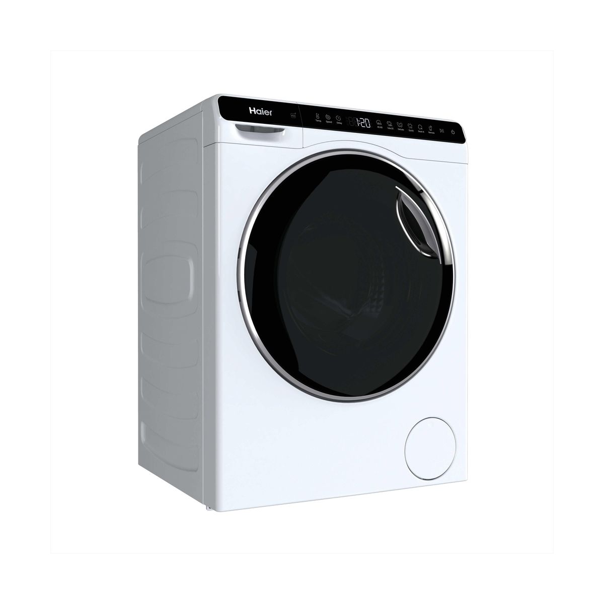 Lave linge compact HW50-BP12307U1-S - 5 kg - 1200 tr/min - Classe A - Moteur induction - Connecté blanc, HAIER