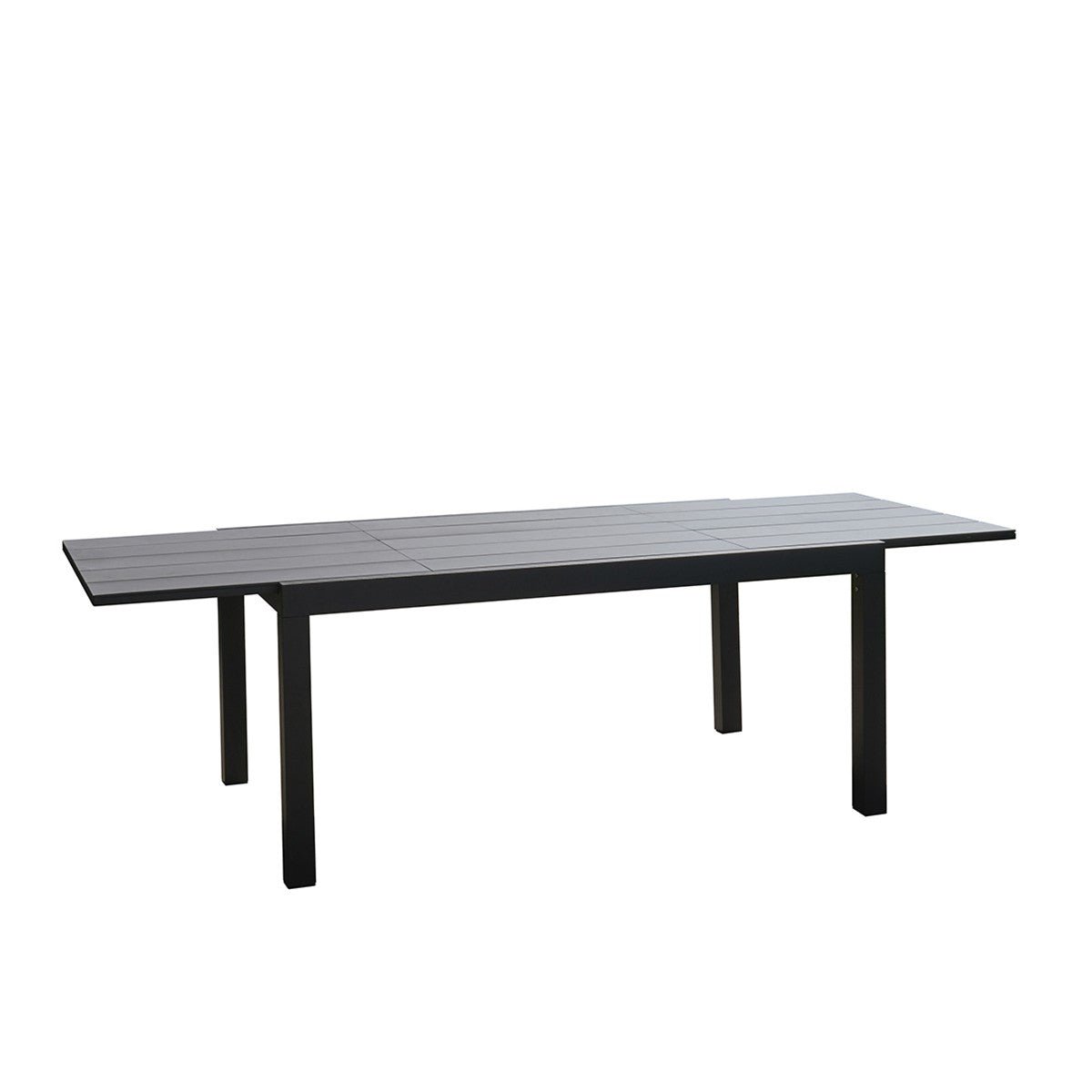 Table de jardin en aluminium extensible 6/10 places  HPLSTAR noir, BERAH GETAH
