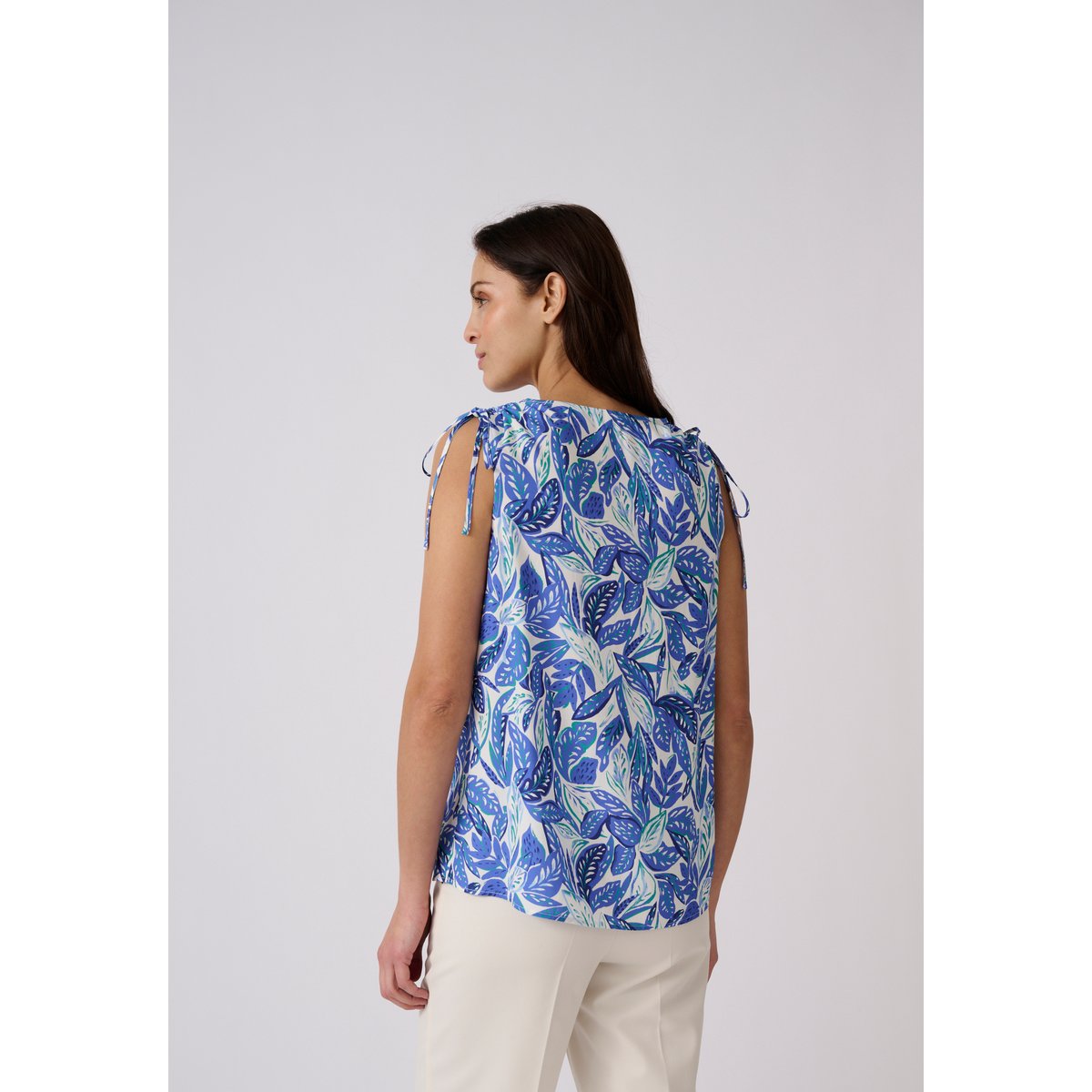 Top pure viscose Climatyl blanc feuillage, DAMART