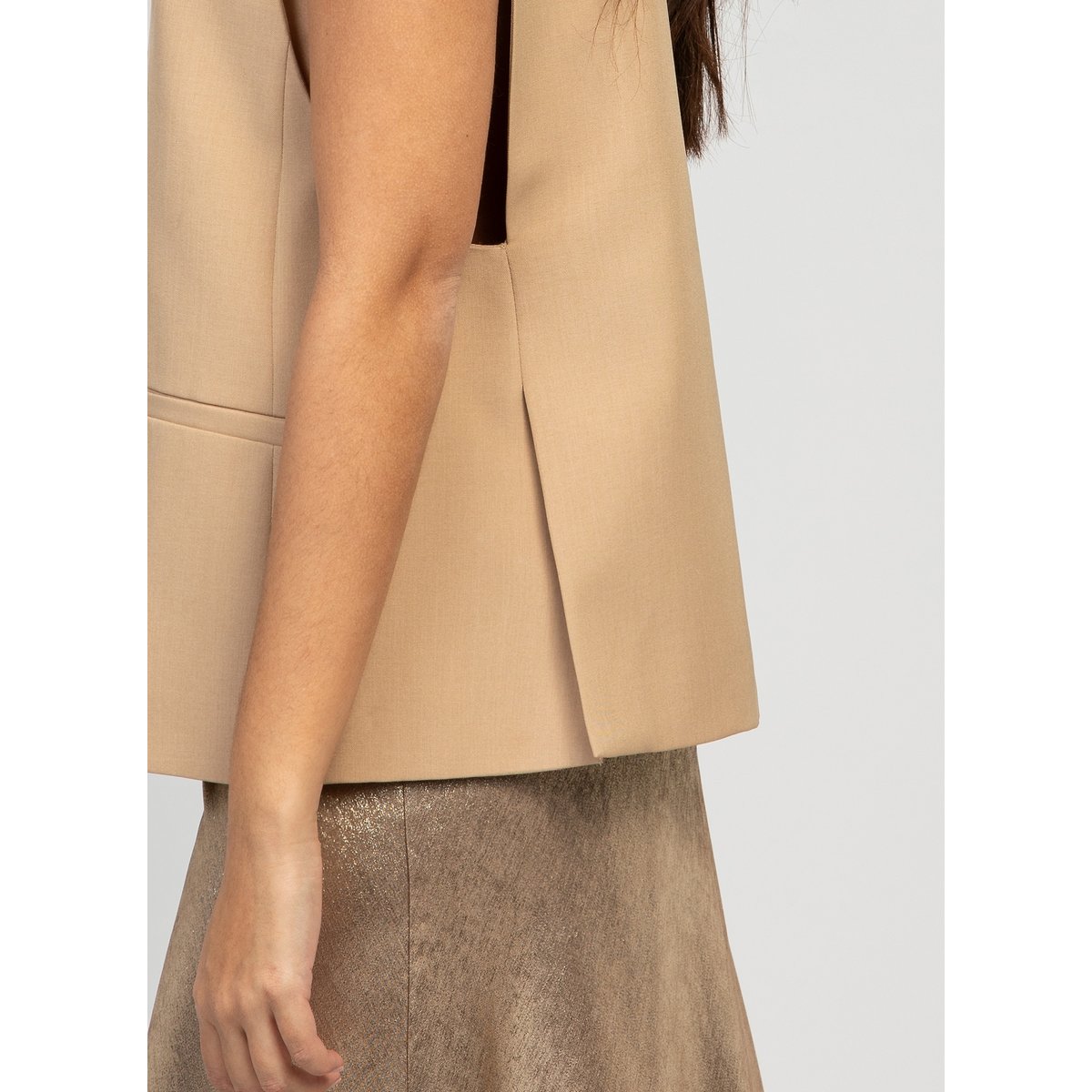 VESTE ZALIA beige uni, AN'GE