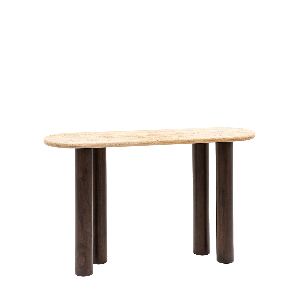 Trenton Travertine Console Table travertine, SO'HOME