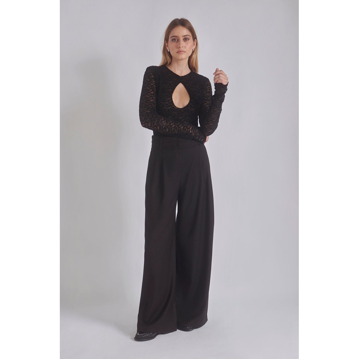 Body en dentelle MARTIN noir, BENOA