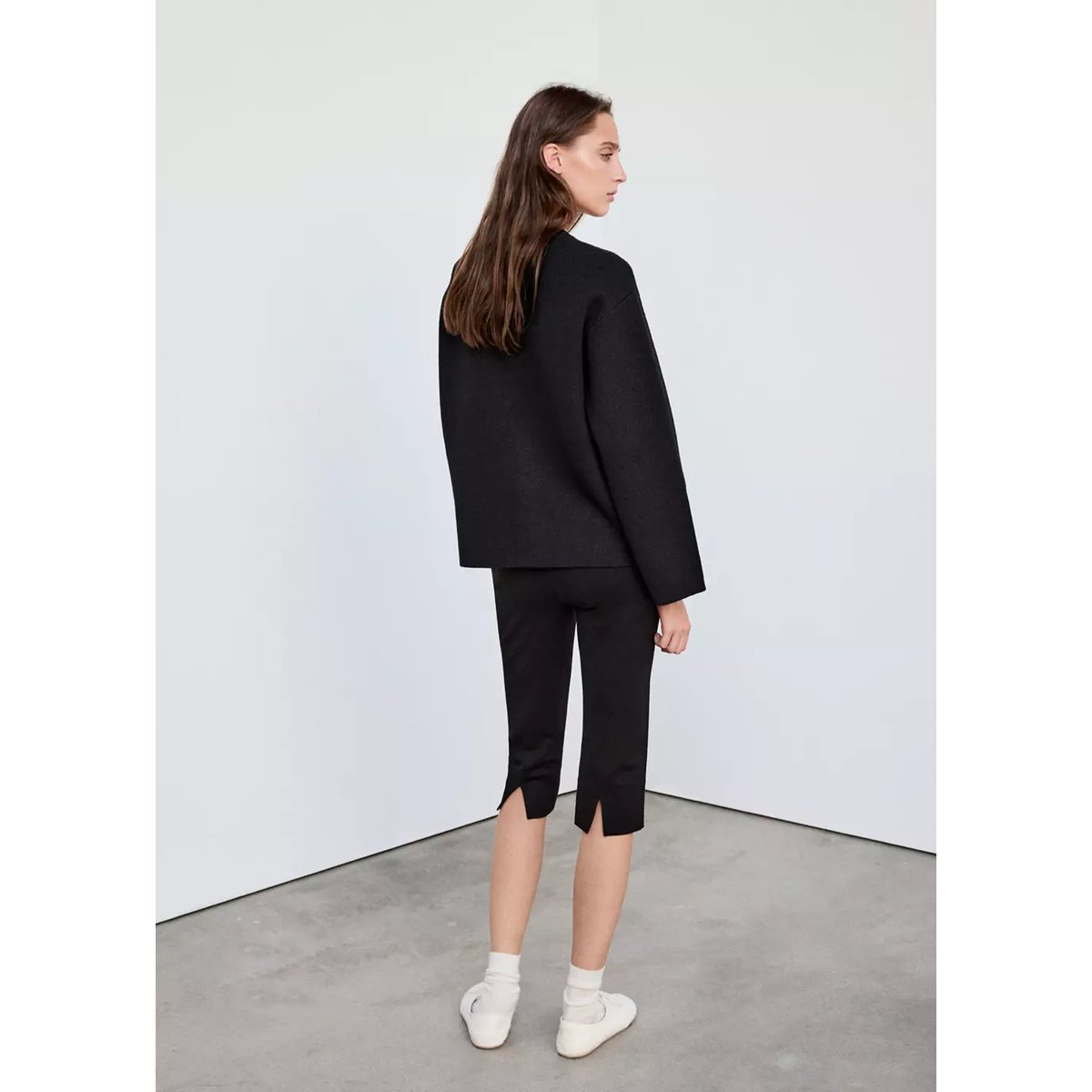 Veste droite à brandebourgs noir, MANGO