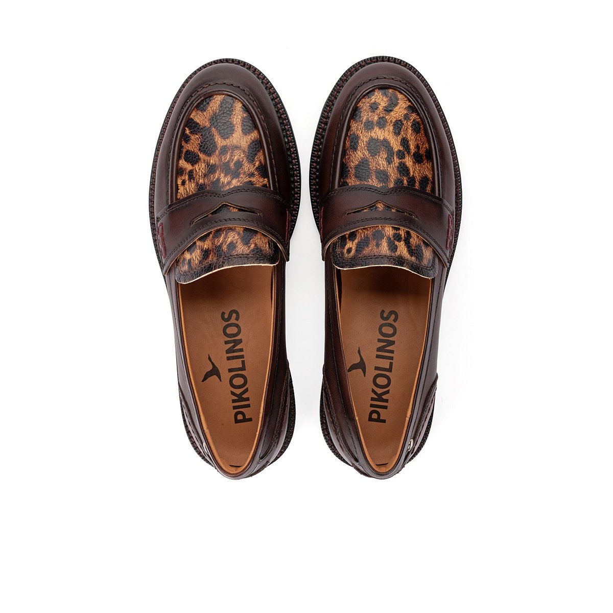 Mocassins cuir Deva marron, PIKOLINOS
