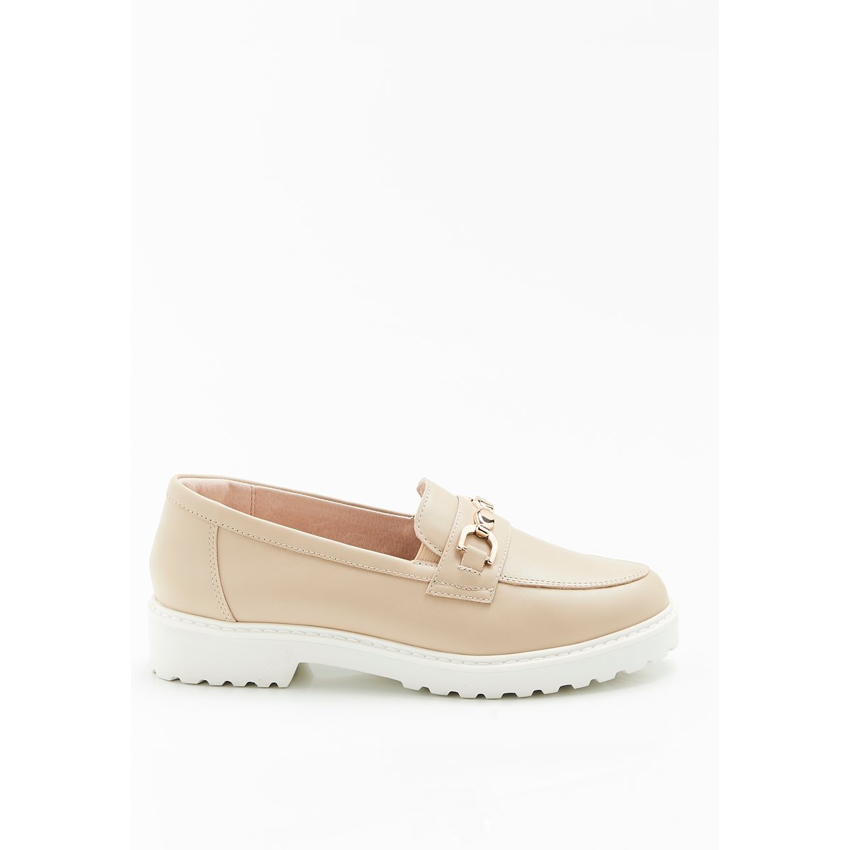 Mocassins détails strass Amortyl marron beige, DAMART