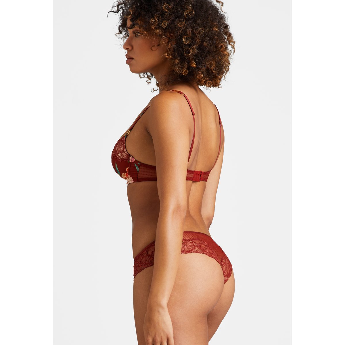 Soutien-gorge push-up coque Sweetfolk rouge, AUBADE
