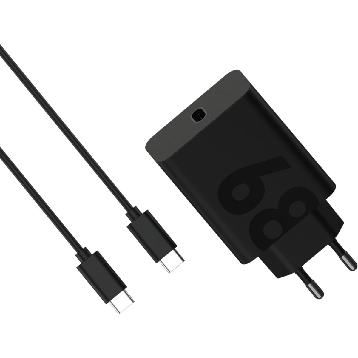 Chargeur + câble 68W Noir couleur unique, MOTOROLA