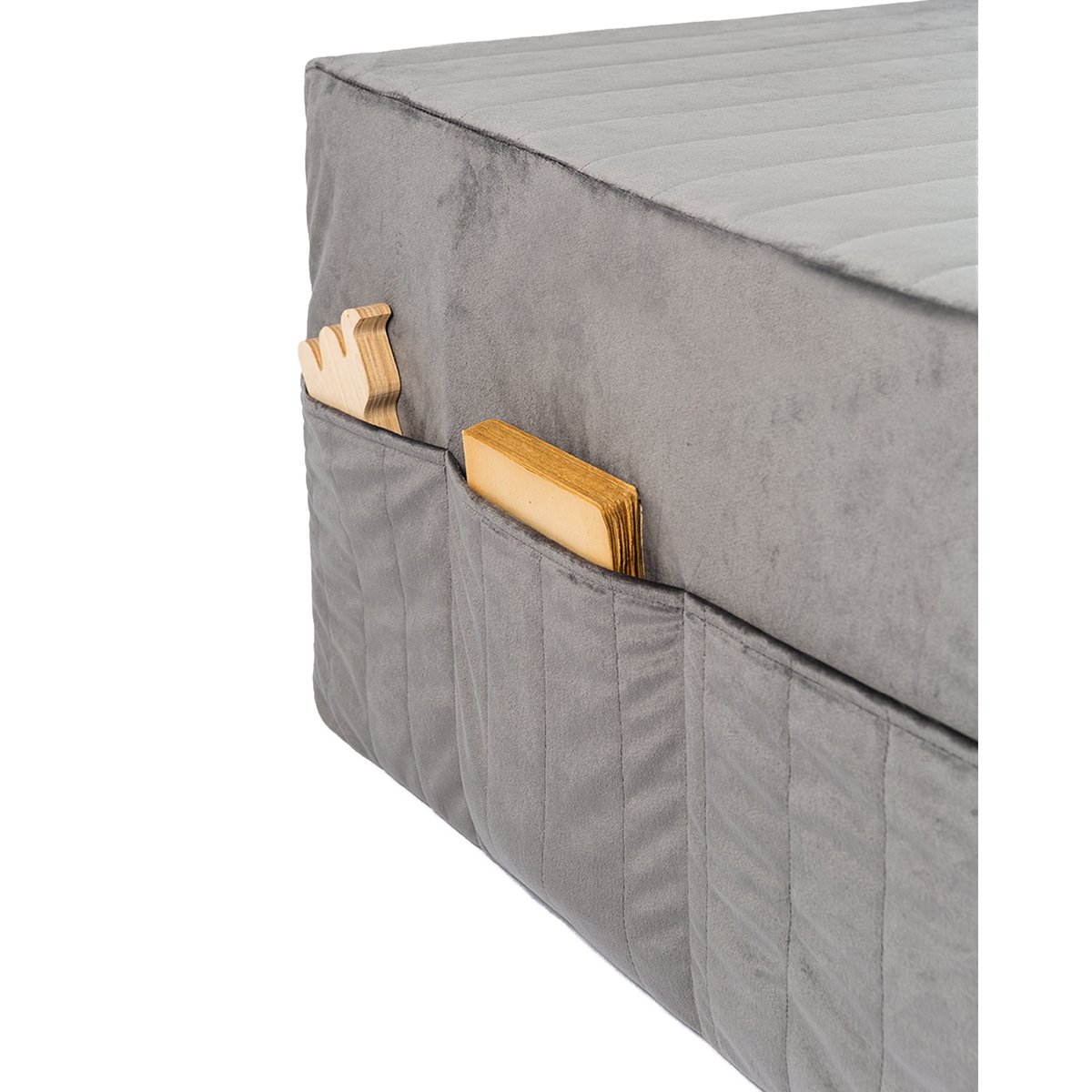 Lit d'appoint pliable SLEEPOVER gris ardoise, NOBODINOZ
