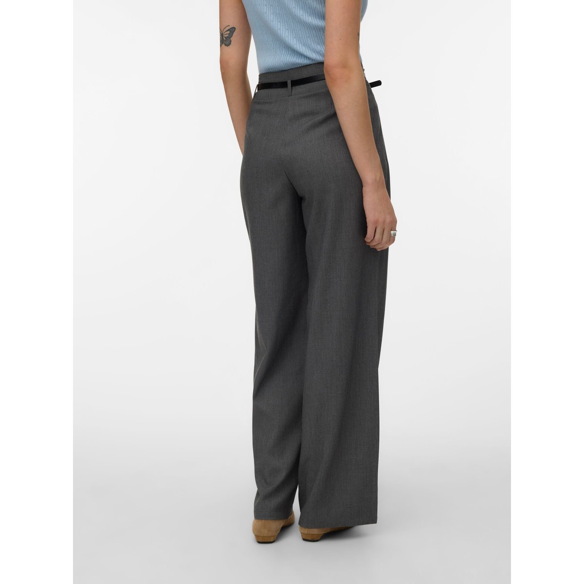 Pantalon dark grey melange, VERO MODA