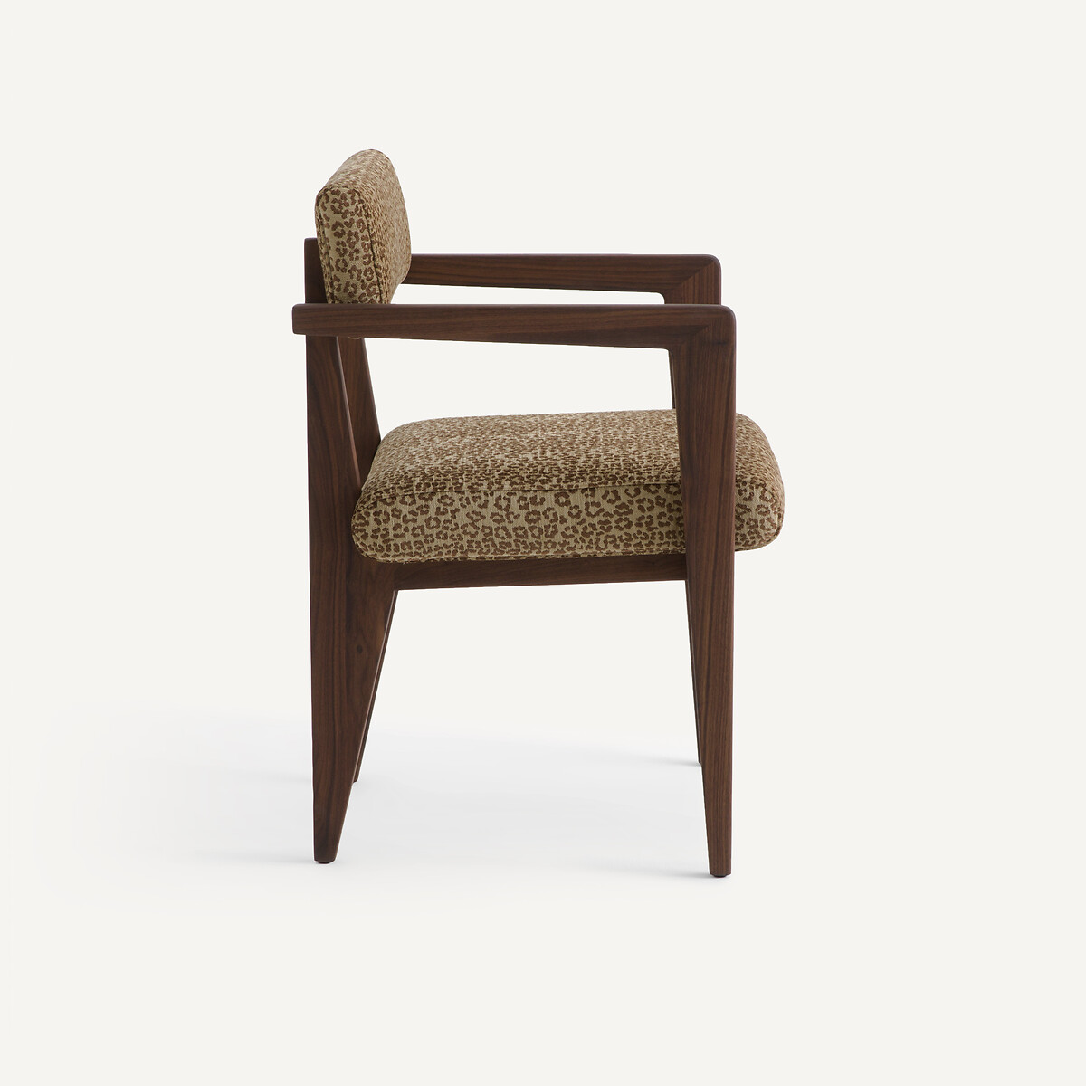 Poltrona da tavolo, rivestimento con stampa animalier, Izag animalier, AM.PM