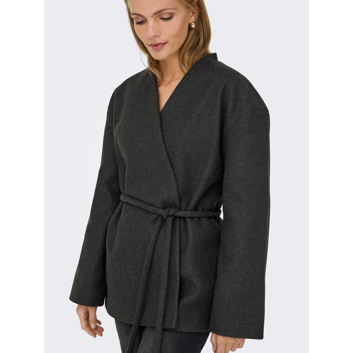 Veste dark grey melange, ONLY