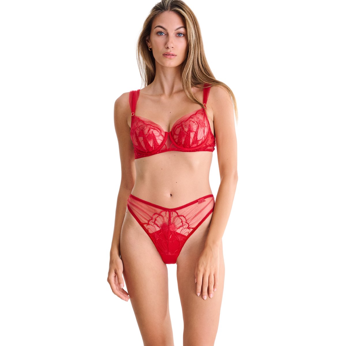 Soutien-gorge armaturé MIRACLE rouge, LISCA
