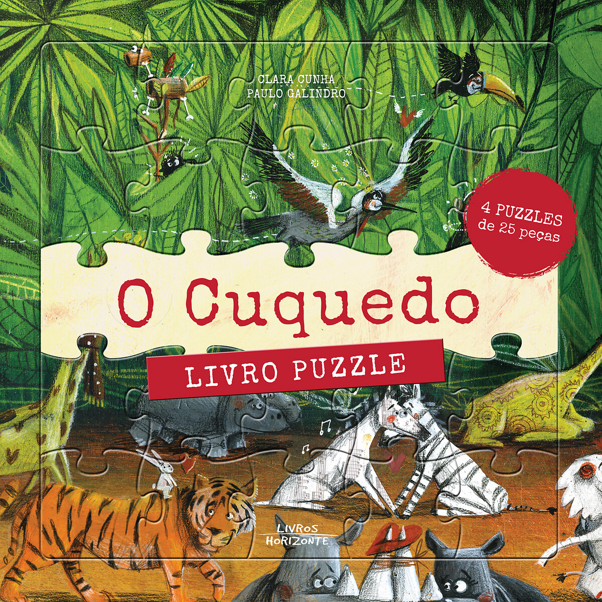 Livro O Cuquedo - Livro Puzzle multicolor, LIVROS HORIZONTE