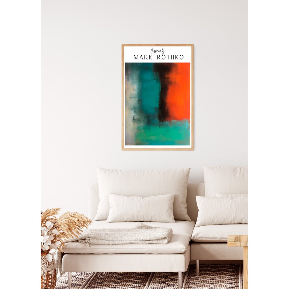 Affiche Mark Rothko n°17 blanc, L'AFFICHERIE
