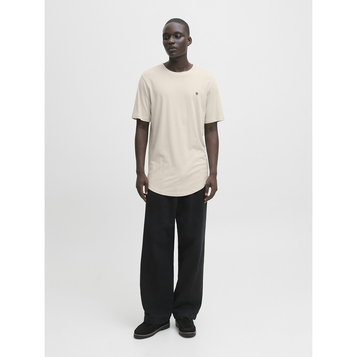Pack de 5 t-shirts beige+bordeaux+kaki+bleu+marron, JACK & JONES