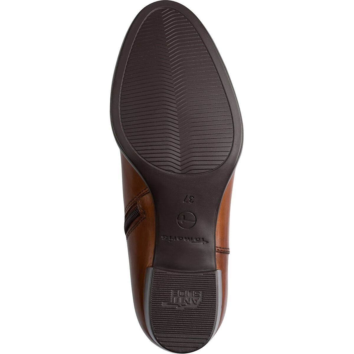 Bottes à talon cognac, TAMARIS