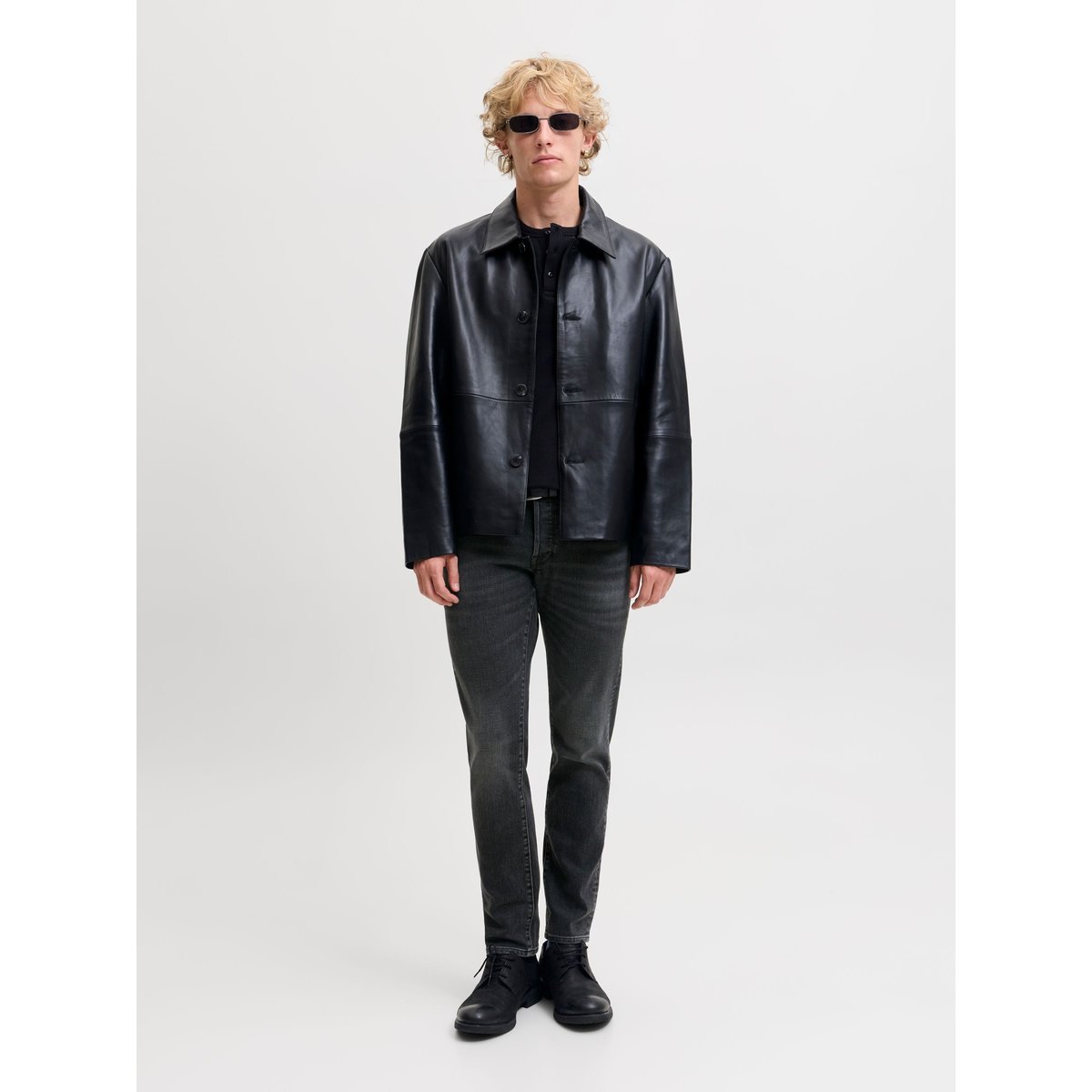 Jean Slim black denim, JACK & JONES