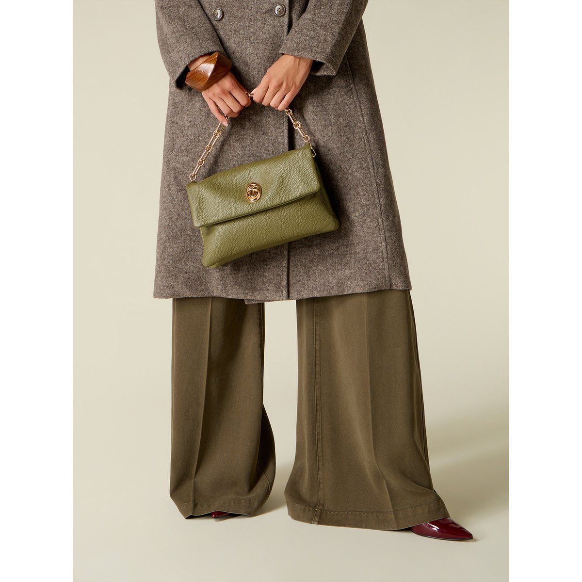 Sac messenger Ophelia marron, OLTRE