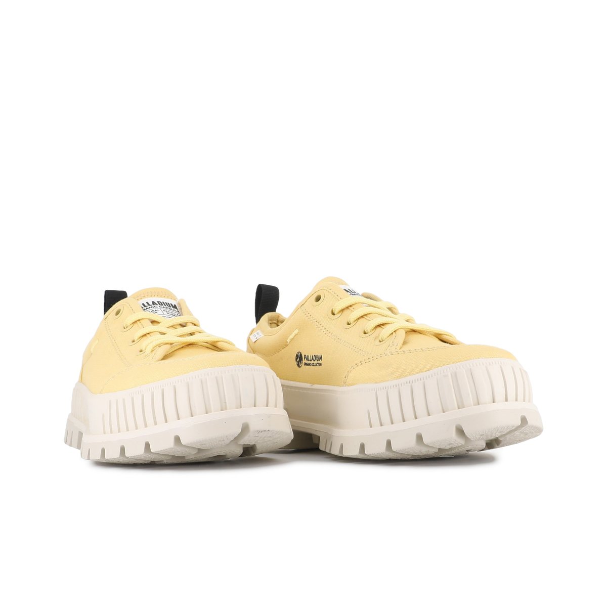 Baskets basses en toile Pallashock Lo Org 2 yellow twist, PALLADIUM