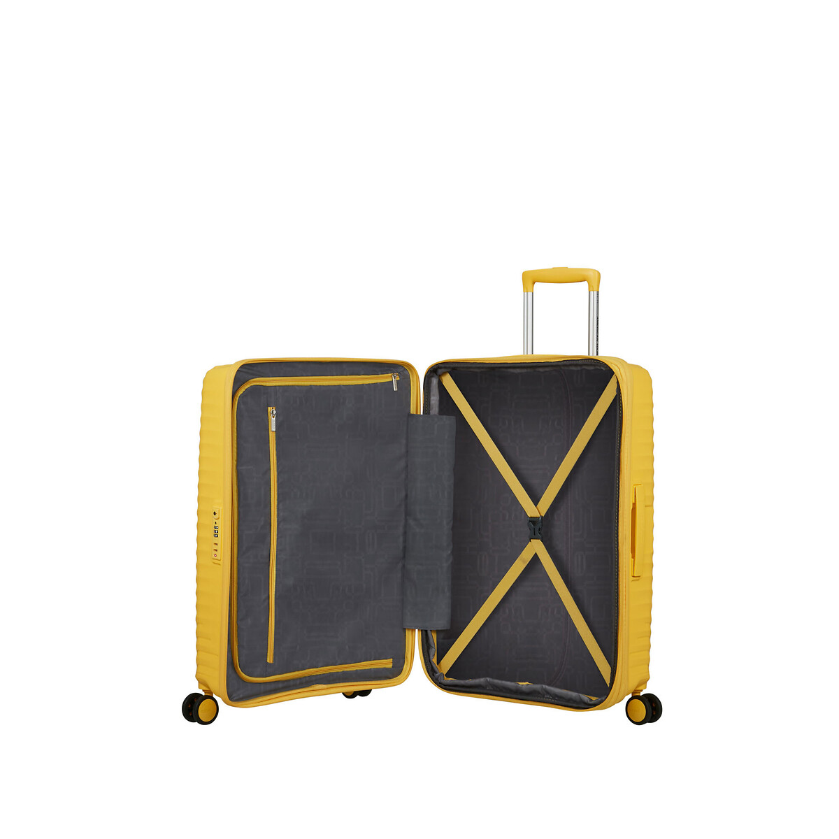 Mala de Viagem Média Diablast 68cm Expansível, 81L, American Tourister amarelo, AMERICAN TOURISTER