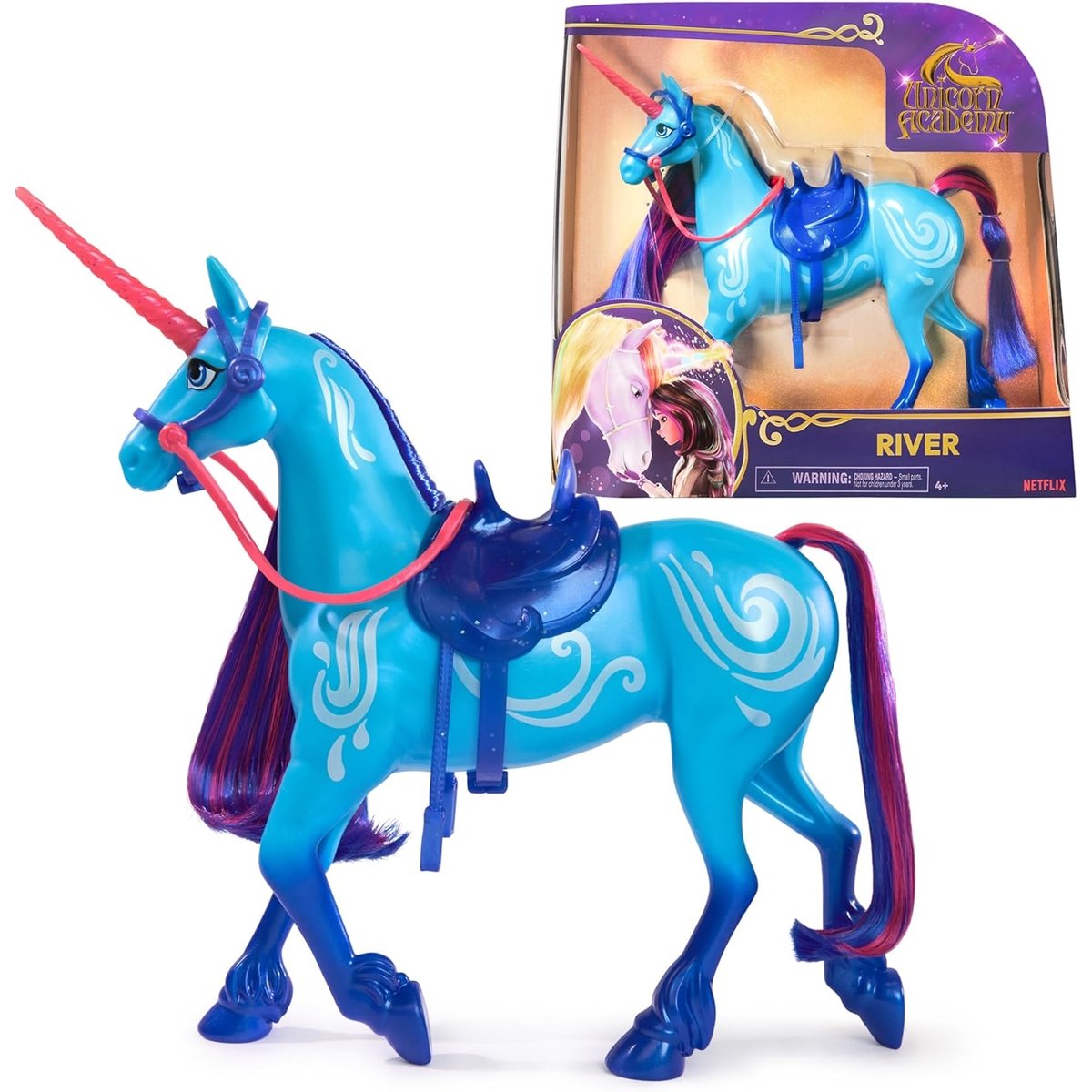 Unicorn Academy Poupée mannequin Ava 24 cm multicolore, SPIN MASTER