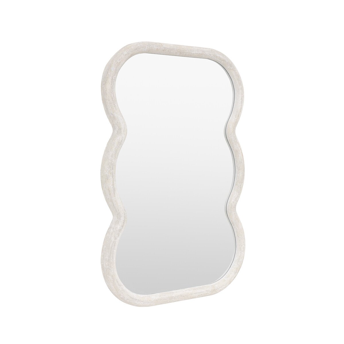 90cm Cosmo Curved Rectangle Mirror in White white, ÉDITÉ