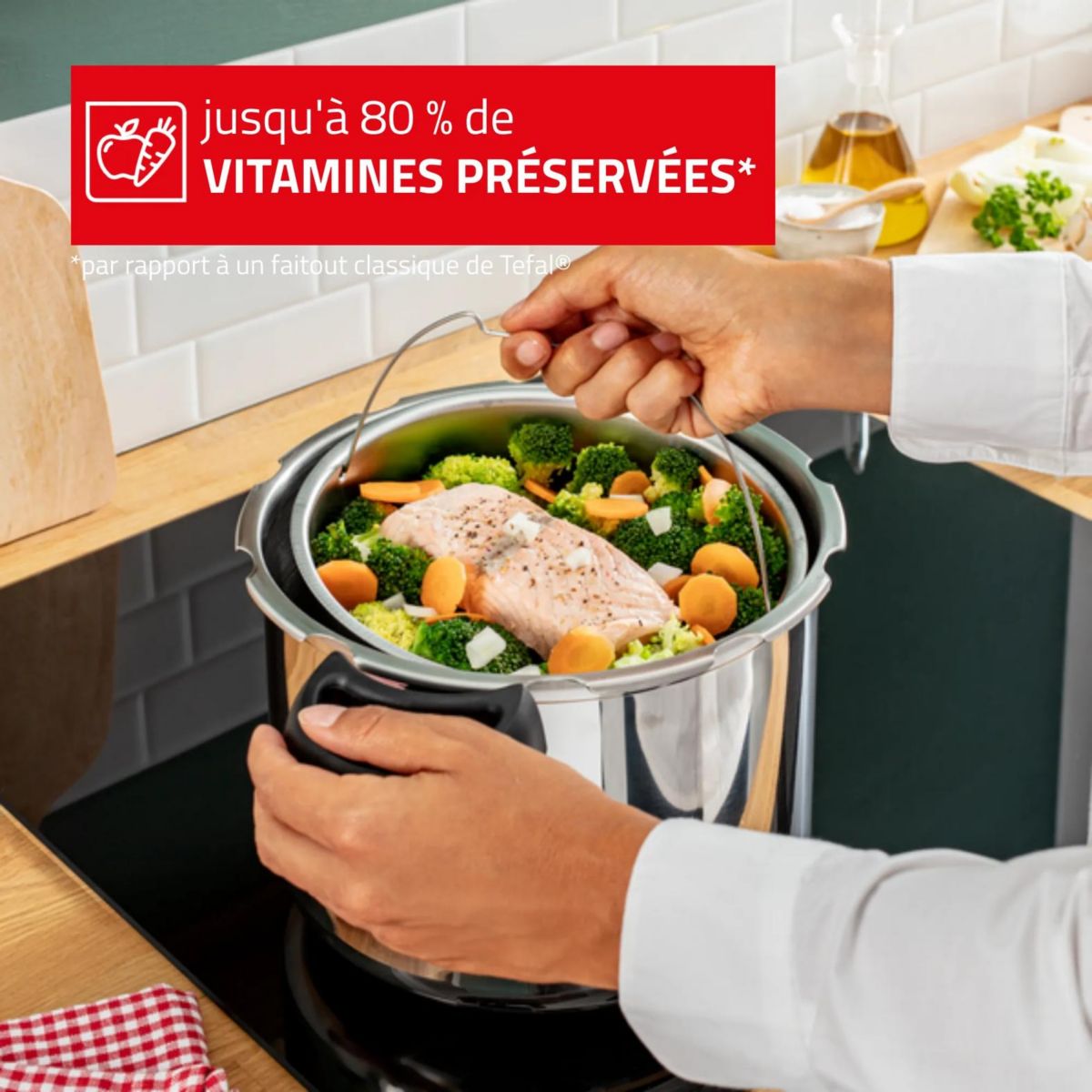 Autocuiseur ClipsoMinut Cocotte de vos Regions 7.5L couleur unique, SEB